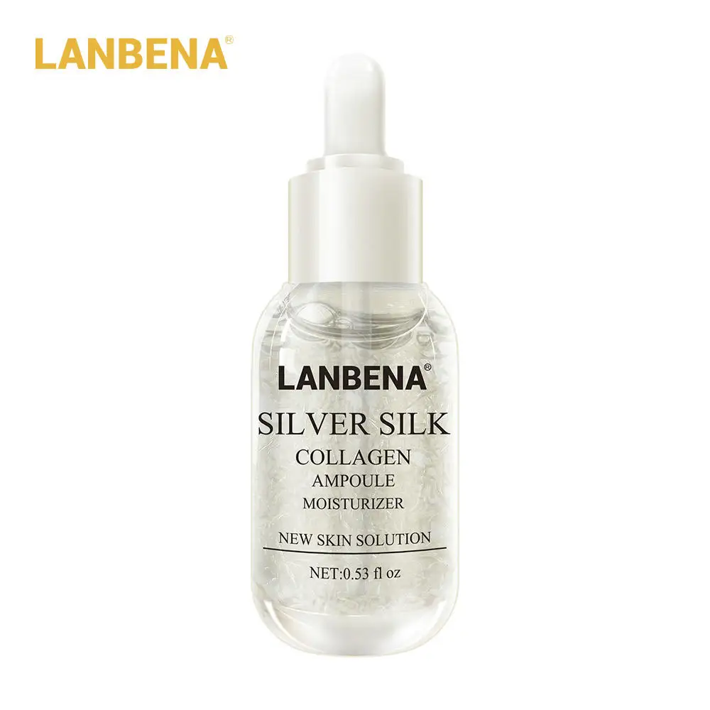 SilverSilk LANBENA 24K золотой крем для лица коллаж ампульная сыворотка отбеливание против морщин осветление питательный ремонт уход за кожей - Вес нетто: SilverSilk