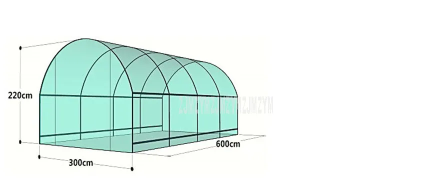 600x300x220 см прочная стальная рама большой парниковый Открытый Сад теплый антифриз дождепроницаемый цветок растения овощи теплица