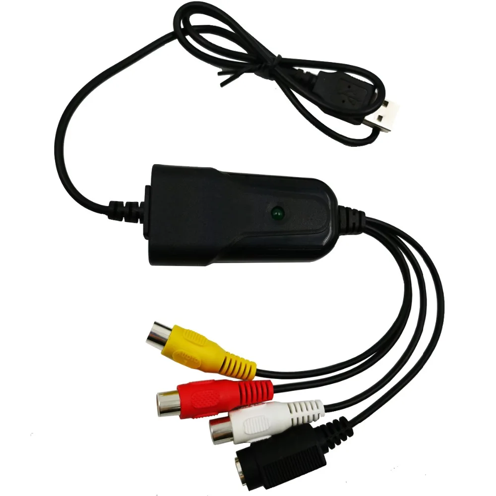 Карта видеозахвата USB 2 0 нет необходимости устанавливать привод CVBS/AV &amp S-Video на