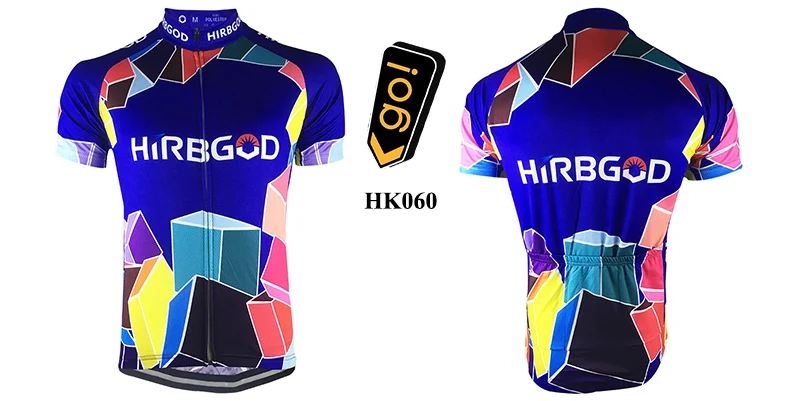 HIRBGOD Мужская футболка для велоспорта с коротким рукавом новейший стиль синяя одежда для велосипеда летняя одежда для велоспорта Топ рубашка, HK130