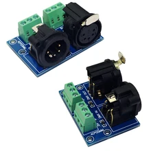 XLR5 3P подключения к RGB светодиодный контроллер декодер диммер