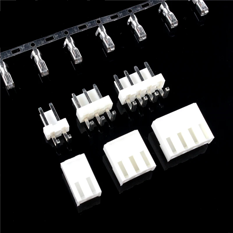 

10sets/lot VH Connector 2/3/4/5/6Pin,Pitch:3.96MM, Side Entry Type Locking Header + Terminal + Housing, VH3.96