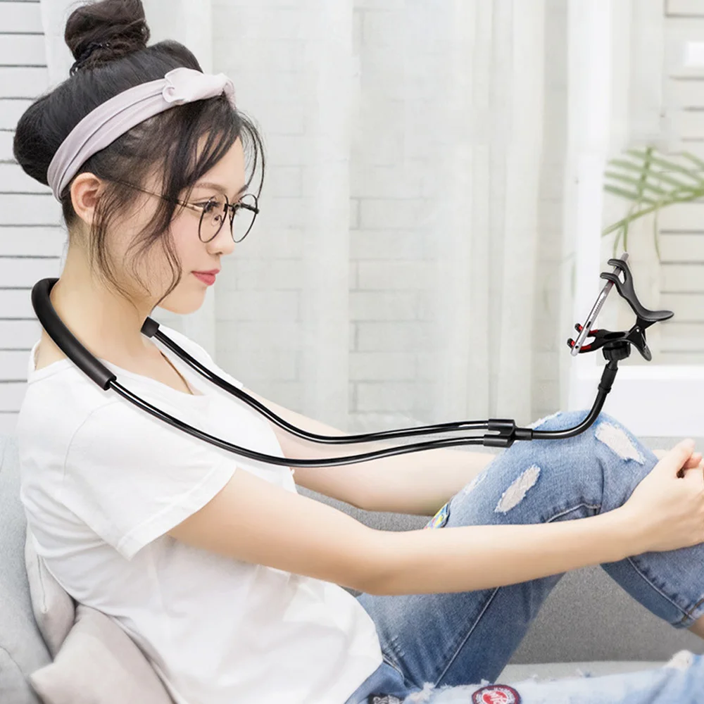 Держатель для телефона Lazy Neck гибкий держатель селфи с поворотом на 360 градусов
