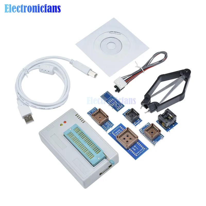 

Программатор 13000 ICs TL866II, USB 2,0 EPROM FLASH BIOS 6, адаптер PLCC IC, универсальные ПРОГРАММАТОРЫ TL866A, высокая скорость, 100% оригинал, 1 комплект