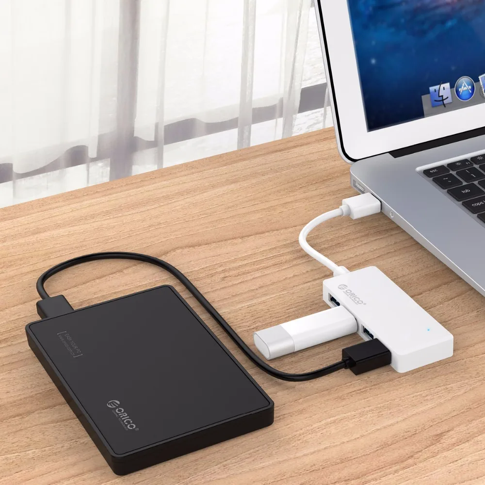

ORICO Mini 4 Port USB3.0 HUB New Design Portable For Desktop And Carry USB3.0 HUB HC4