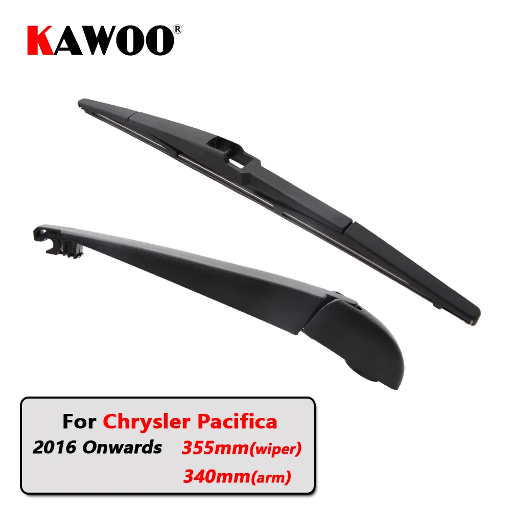 

KAWOO Car Rear Wiper Blades Back Window Wipers Arm For Chrysler Pacifica Hatchback (2016 Onwards) 355mm Auto Windscreen Blade