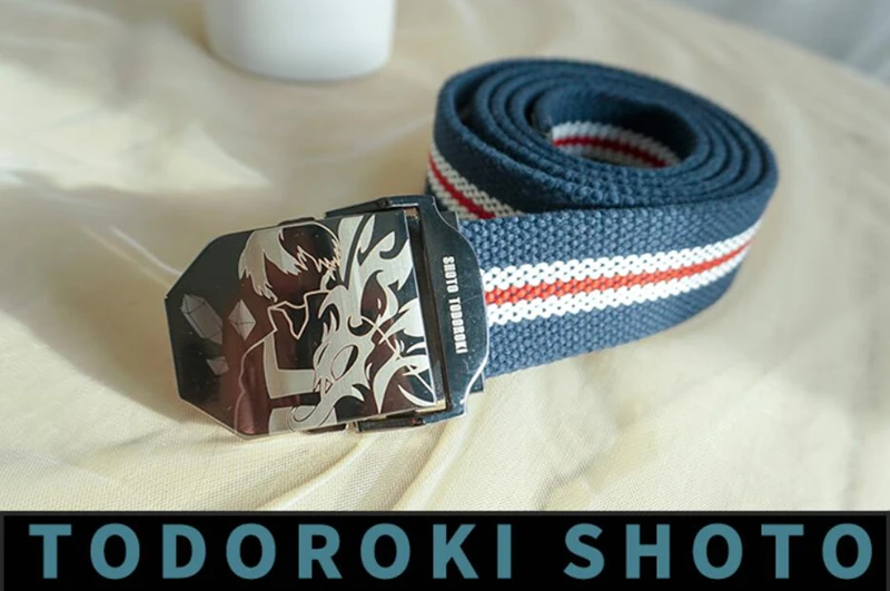Аниме Academy Todoroki Shoto Bakugou кацуки костюмы для косплея сплав холст пояс пояса