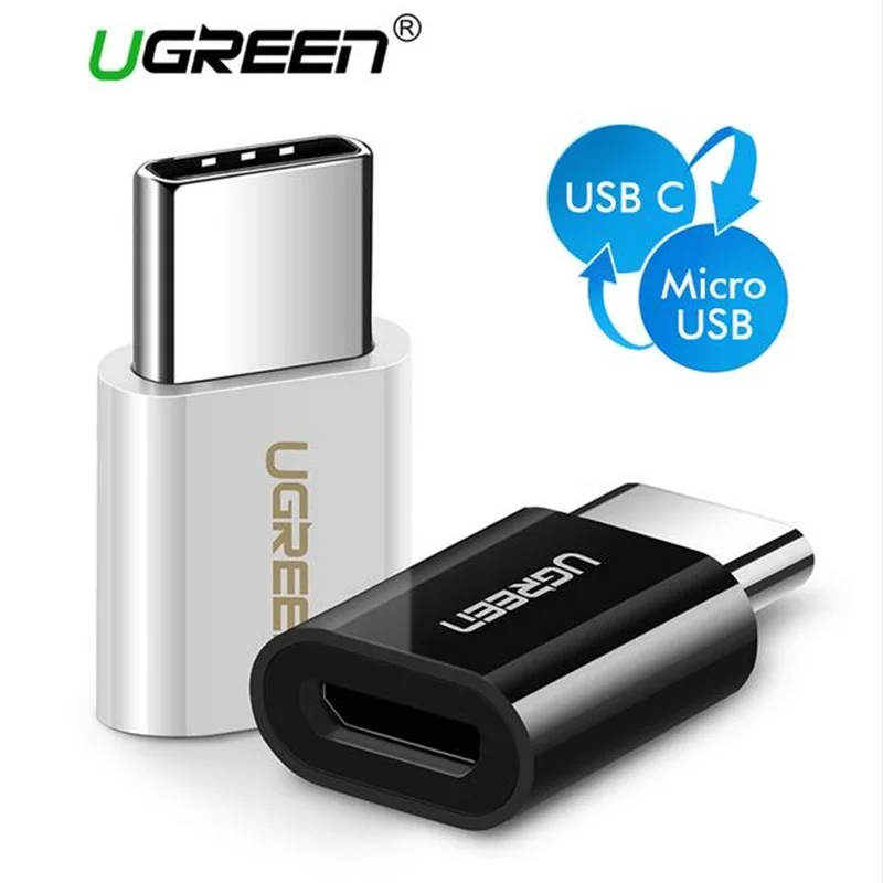 Адаптер Ugreen micro usb type c для Samsung s9 huawei xiaomi 9 oneplus 6 адаптер переходник otg зарядки