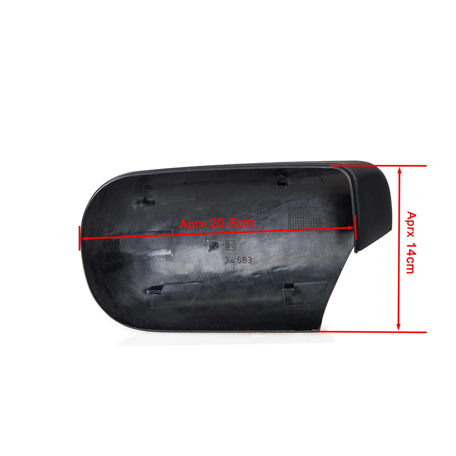 Черное пластиковое зеркало мотоцикла для BMW e39 530 540i e38 730d 735i 740i 750i Левое крышка REF