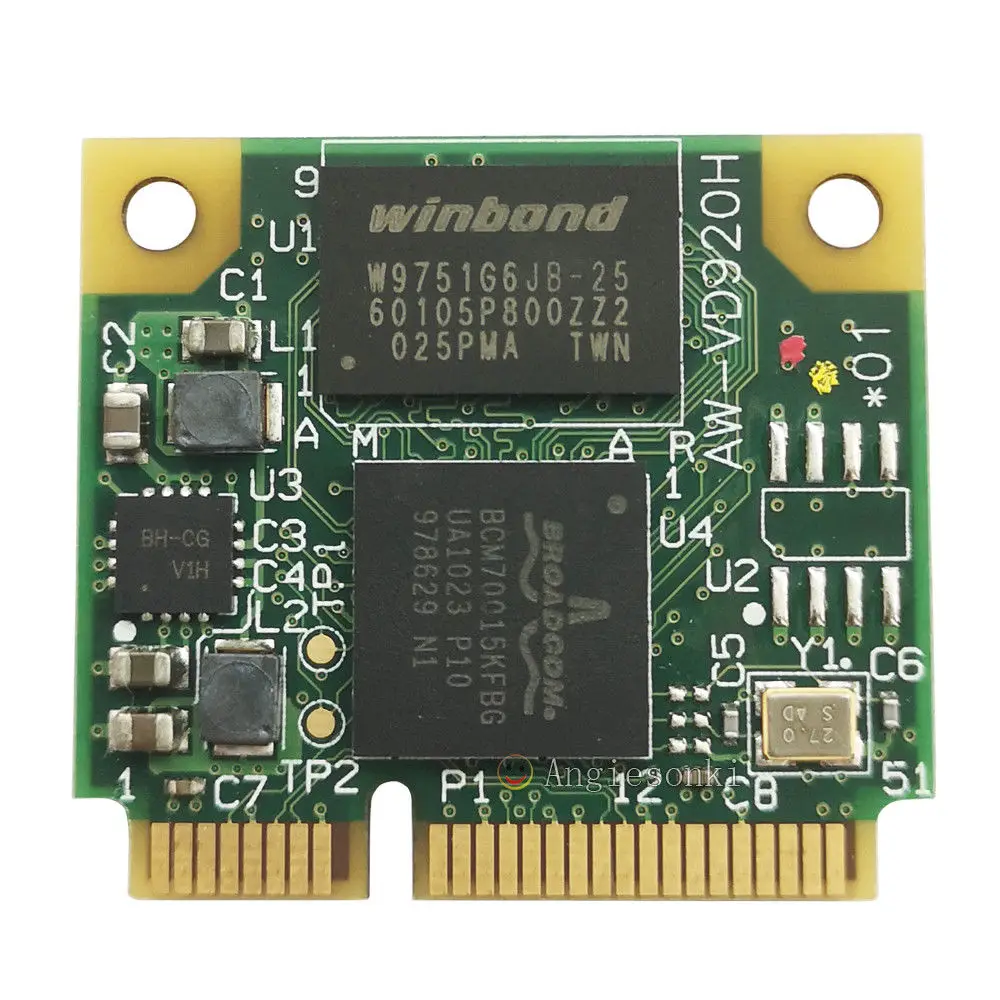 0JPDYC Broadcom AW-VD920 BCM970015 70015 Mini PCI-E APPLE TV 1080p | Компьютеры и офис