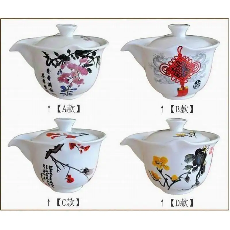 4 чашки керамический чайный сервиз чайник с ручкой tureen горшок инструмент | Дом и