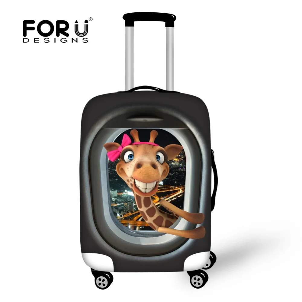 

Frog Pattern Anti-Scratch Travel Luggage Cover Suitcase Protective Dust Cover Elastic Travel Luggage Cover for 18-28 inch Cases