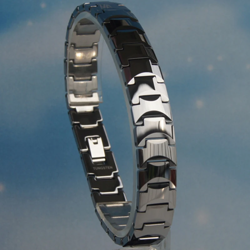 

12mm 81g Men classic hi-tech scratch proof tungsten bracelet