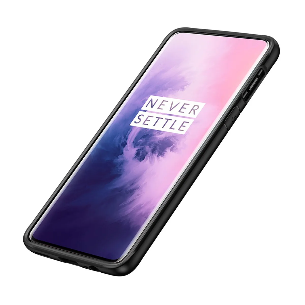 Для Oneplus 7 Pro чехол Роскошный мягкий TPU + PC противоударный Прозрачный для задней