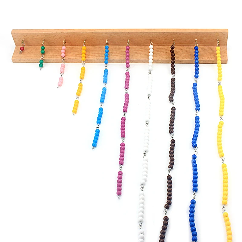 Singapore Maths Montessori counting Bead String with 10 beads for numeracy 