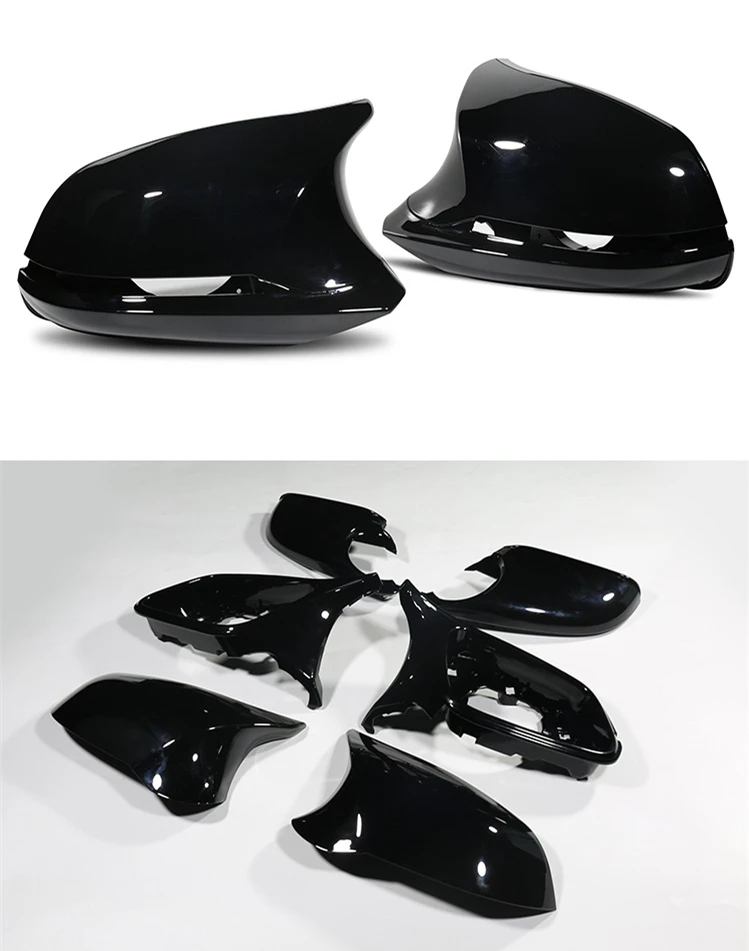 Сменные зеркальные крышки в сборе из углеродного волокна колпачки для BMW 1 2 3 4