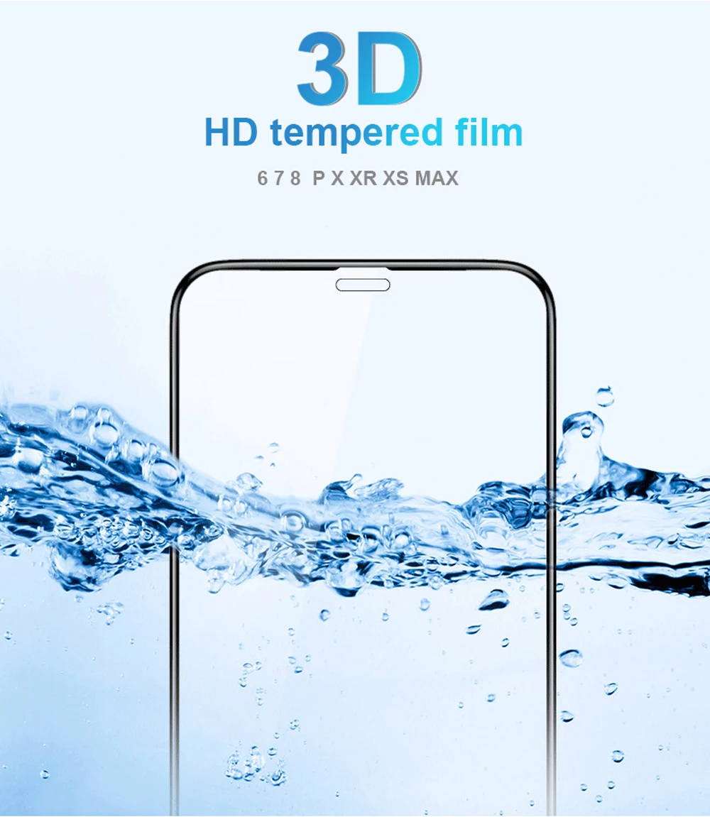 WK 3D 9H полное покрытие игры закаленное стекло для iPhone X 6 6S 7 8 Plus Защита экрана для iPhone XS Max XR защита экрана стекло