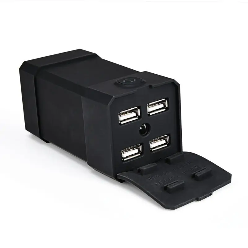 8.4V USB Rechargeable 10400mAh 4X18650 Battery Pack For Bicycle light Bike Torch with Charger Easy to Hang Waterproof P5 | Спорт и