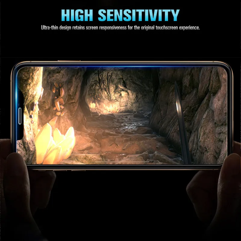 Взрывозащищенное Закаленное стекло для iPhone XS Max XR X 9H 0 26 мм Защитная пленка экрана
