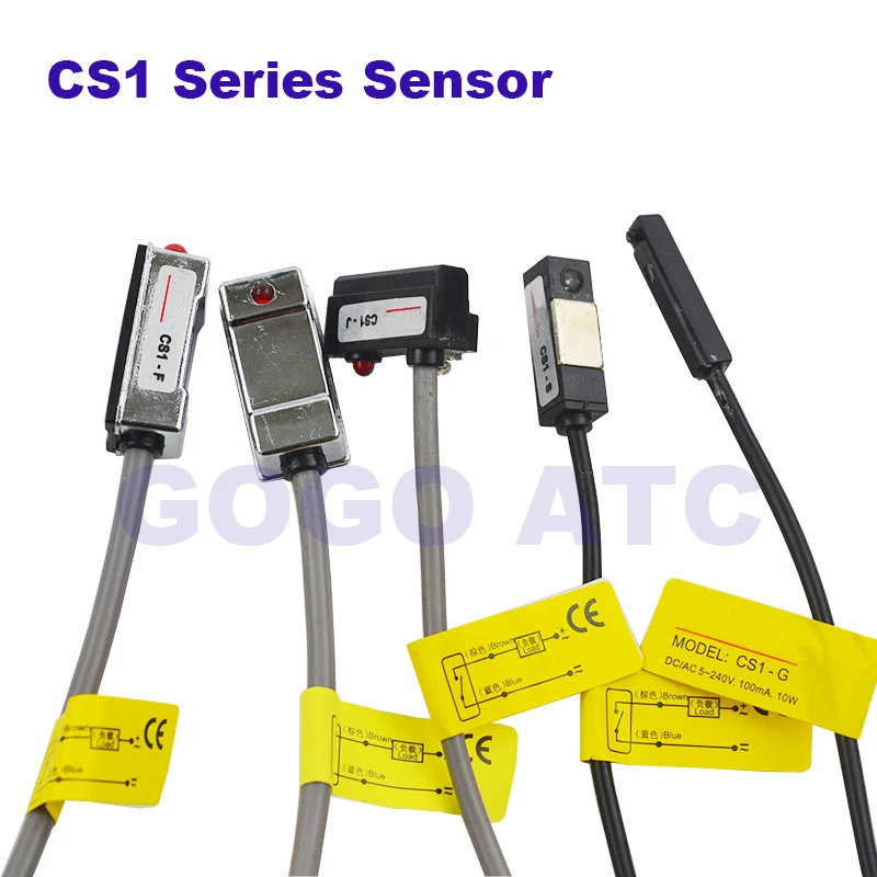 DC/AC для воздушных цилиндров SC SU SDA TN CXS MA MAL Led язычковый переключатель 2 м CS1 E/J/F/A/m/G/U