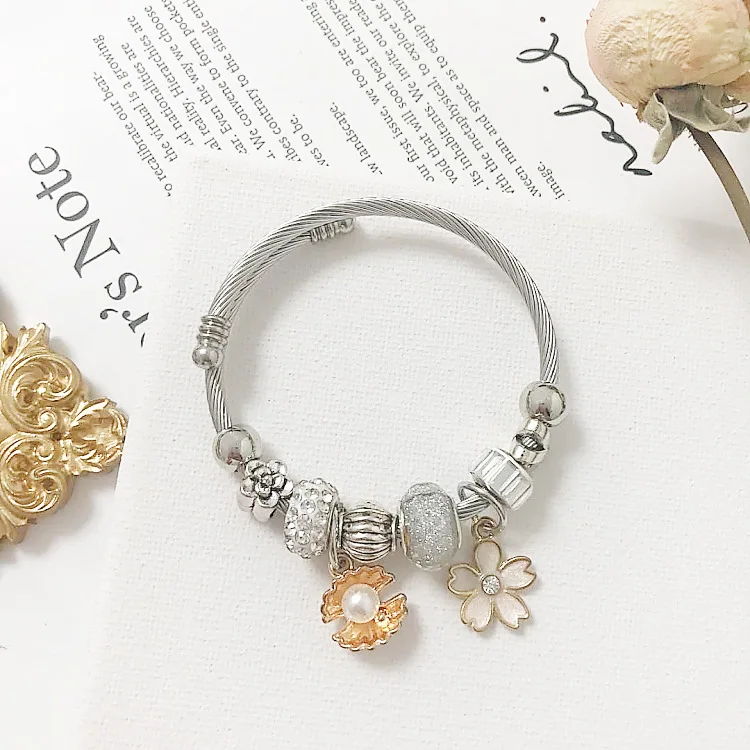 2019 Нержавеющая Сталь Браслет-манжета Ручной Работы Регулируемый