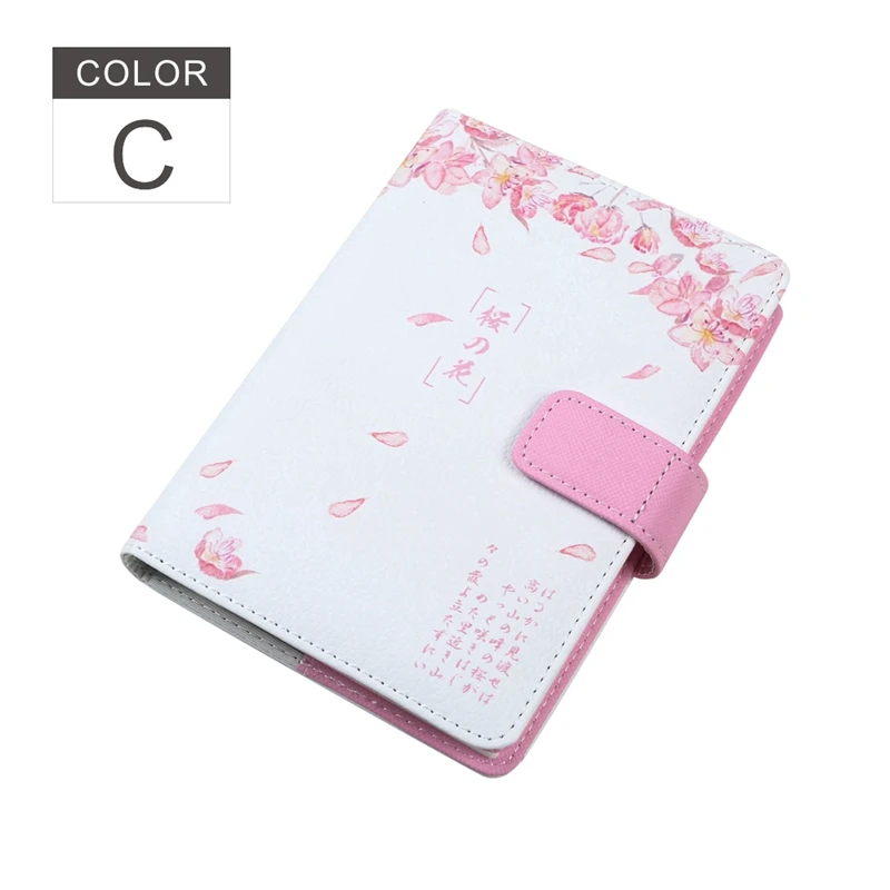 Color C A6 Cherry Blossom Печатный планировщик фокус bullet journal BUJO записные книжки недатированные ежедневный календарь канцелярские товары - Цвет: Color C