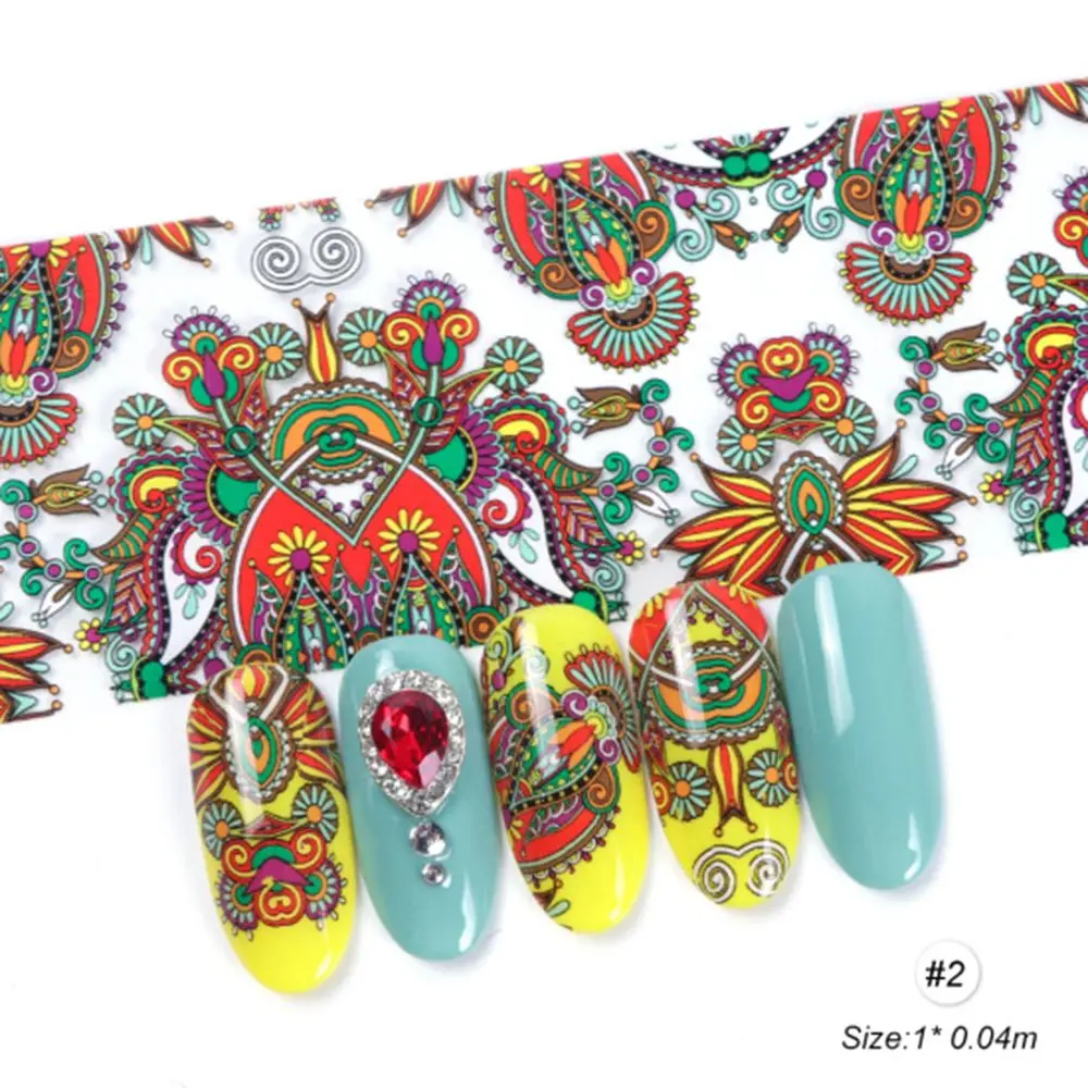 10 шт. голографические разноцветные наклейки для ногтей|Стикеры и наклейки| |