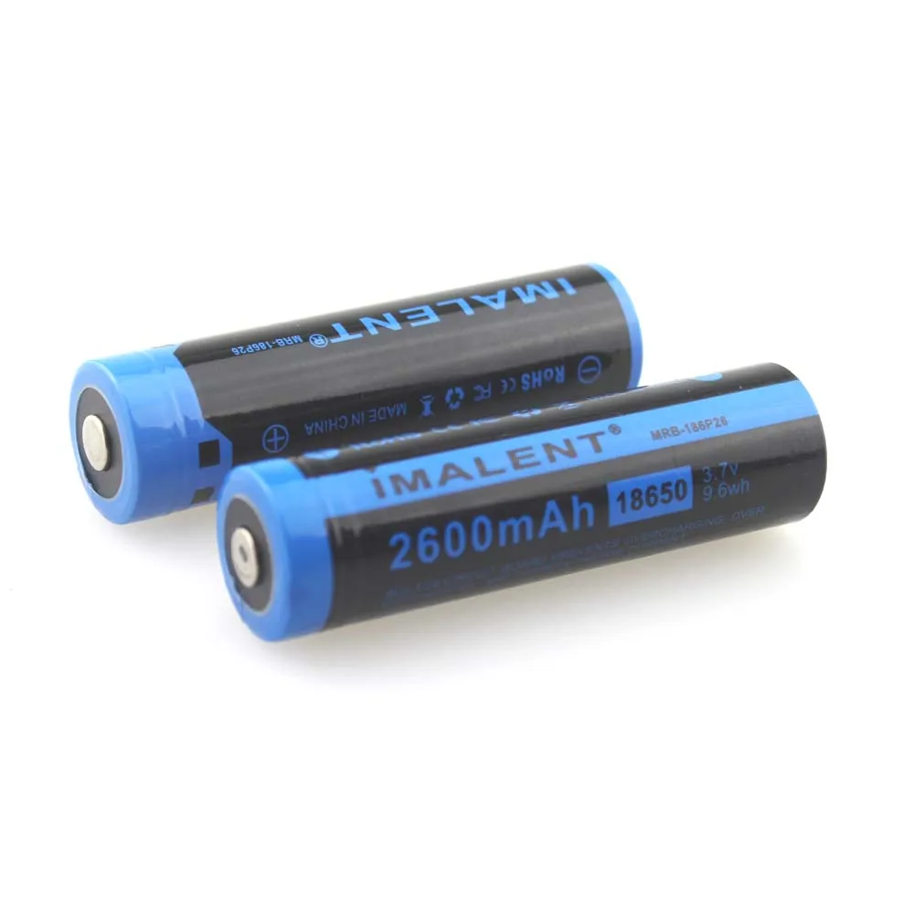 IMALENT MRB 18626 18650 2600mAh 3 7 V литий ионная аккумуляторная батарея с защитой PCB (1