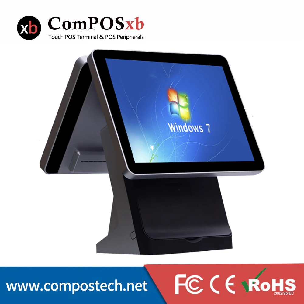 Cheap POS System Windows 15 inch TFT LCD Retail Shop Cashier Pos Build-in 80mm Thermal Printer | Компьютеры и офис