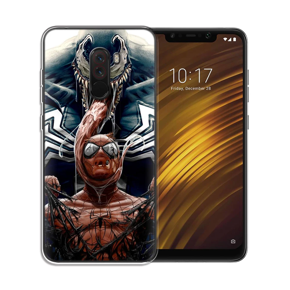5252 Мягкий чехол из ТПУ Для Xiaomi Pocophone F1, силиконовый чехол для Xiaomi Pocophone F1, Защитные чехлы для телефонов - Цвет: 5252