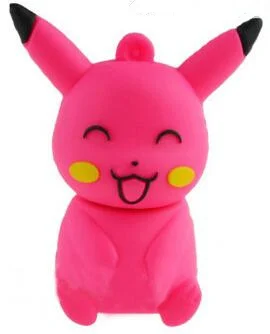 USB 2.0 Usb флеш-накопитель с милым мультяшным монстром-шариком Pokemon Pikachu, флеш-накопитель на 32 ГБ, 4 ГБ, 8 ГБ, 16 ГБ, 64 ГБ, 128 ГБ, u-диск, карта памяти - Цвет: USB 2.0