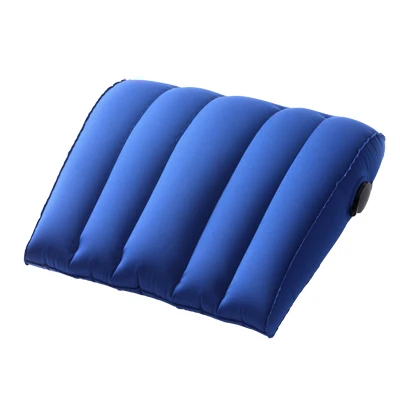 blue cushion Экологичная легкая подушка для путешествий из ТПУ, надувная подушка для самолета, переносная Подушка для спины, подушки для шеи - Цвет: blue cushion