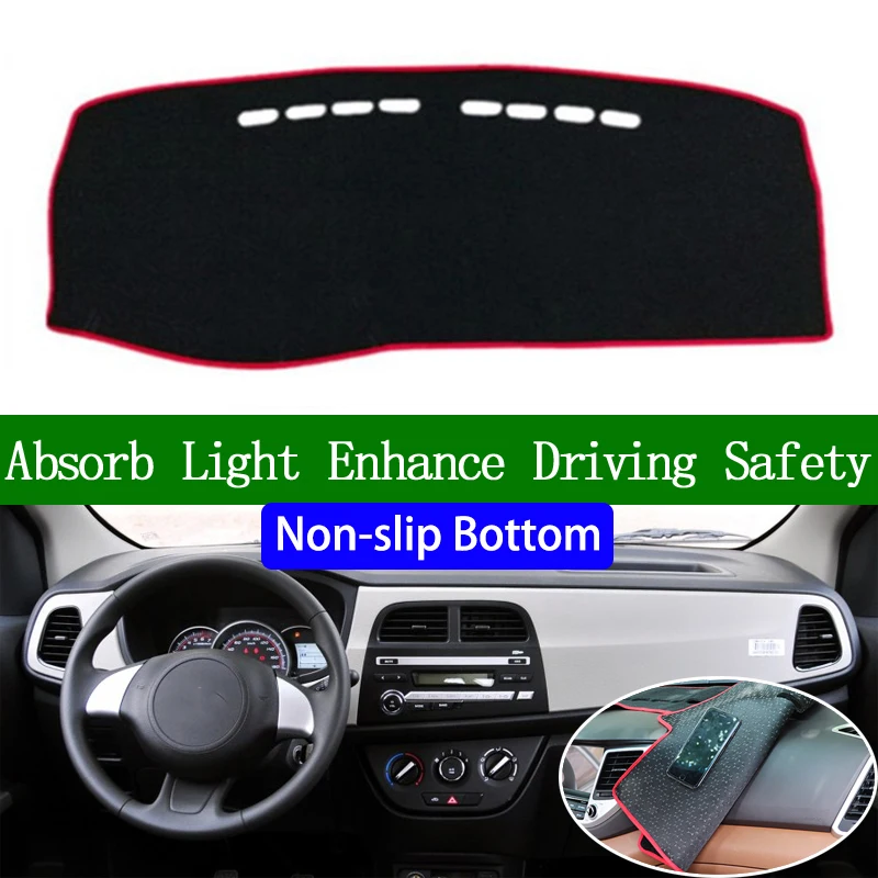 

For changan eulove 2013 2014 2015 Non-slip Bottom Dashboard Cover Car Decals Car Stickers Interior Car Accessories