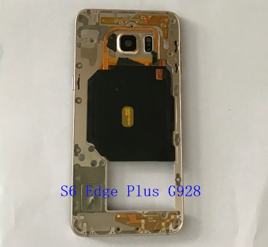 

10PCS Middle Frame Chassis Plate Bezel For Samsung Galaxy G920F S6 Edge G925F S6 Edge Plus G928F Back Housing + NFC + Part