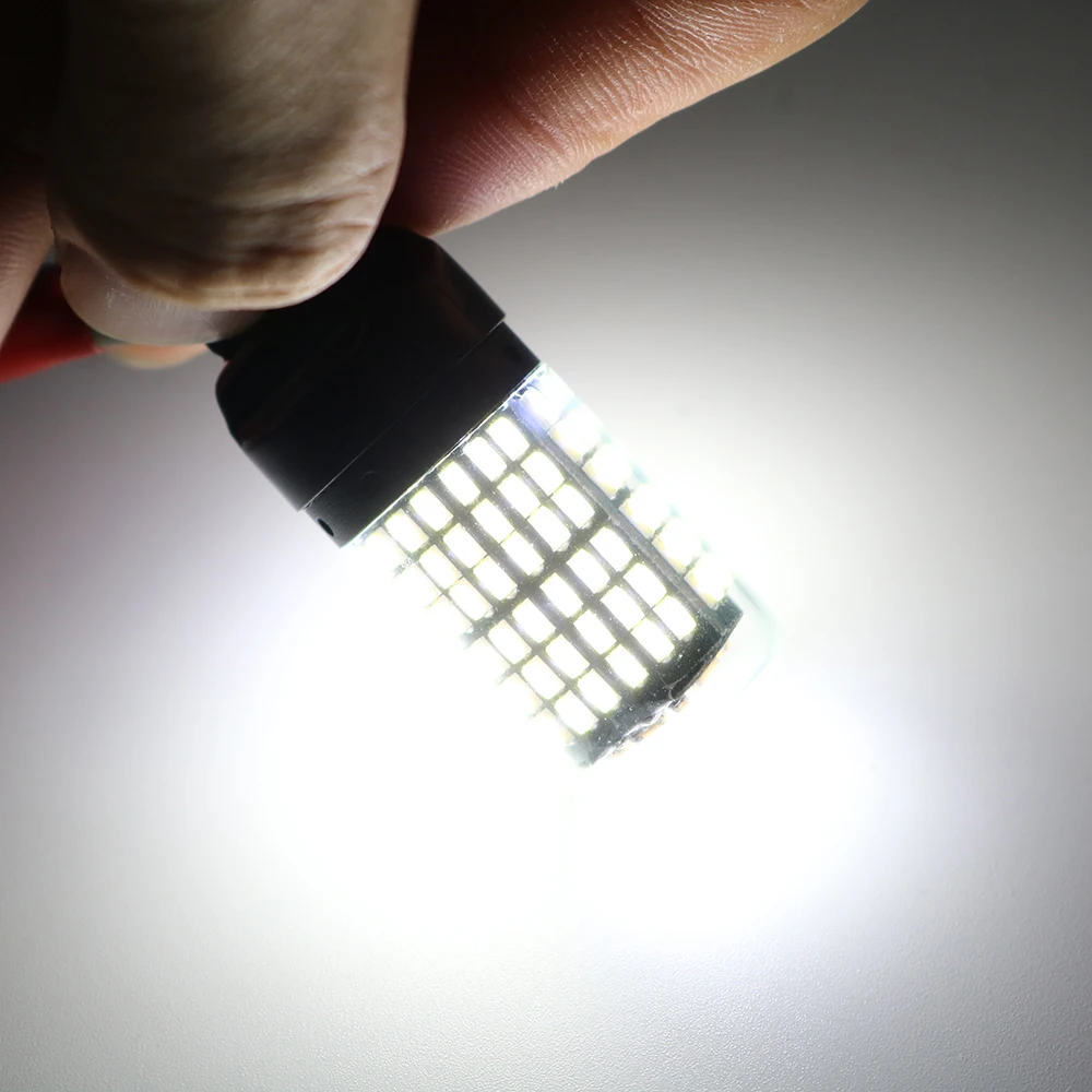 YSY 2X автомобильные T20 7440 W21W светодиодные лампы 3014 144smd LED CanBus 1156 BA15S P21W BAU15S PY21W для