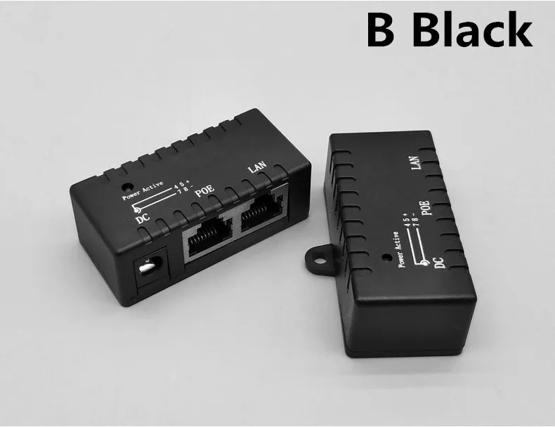 10/100 Мбит/с RJ45 POE инжектор Мощность сплиттер настенные подвесной переходник