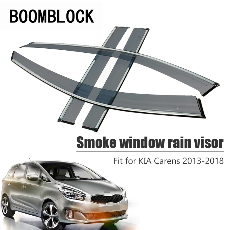 Высокое качество 4 шт. дым окно дождевой козырек для Kia Carens 2013 ABS Vent Защита от солнца дефлекторы гвардии аксессуары