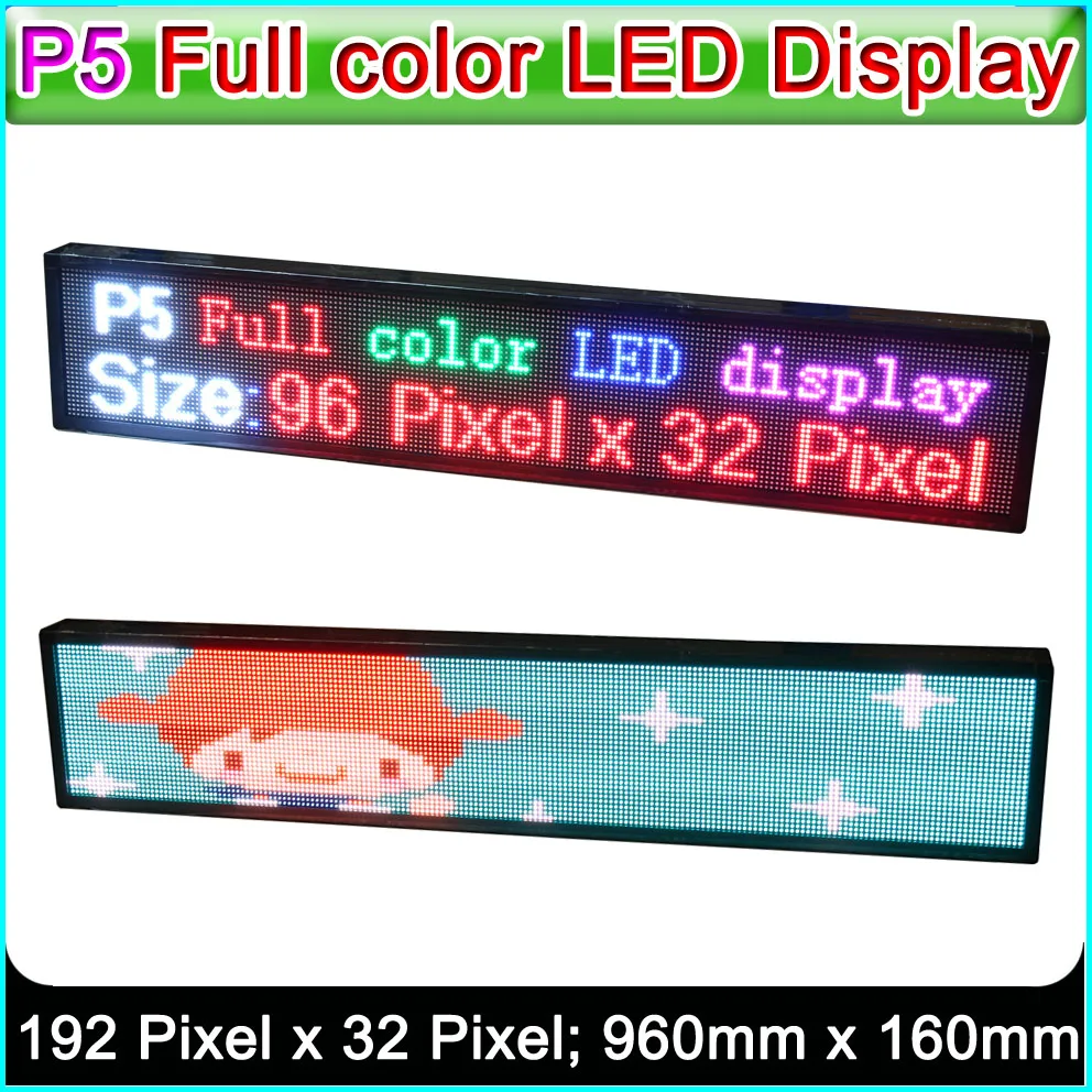 SMD P5 RGB светодиодный дисплей Панель крытый полноцветный рекламный знак W40 &quotx