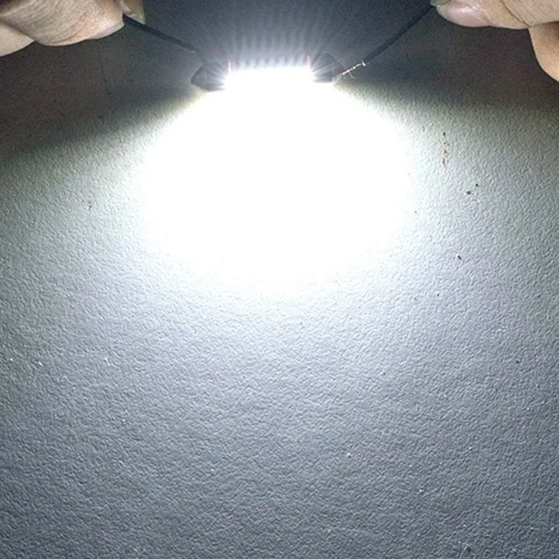 Белый 1 шт. 31 мм 36 мм 39 мм 41 мм C5W C10W супер яркий 6 SMD 3030 светодиодное освещение фестонного типа для автомобиля светильник Canbus без ошибок интерьер Doom лампа для чтения - Испускаемый цвет: Белый