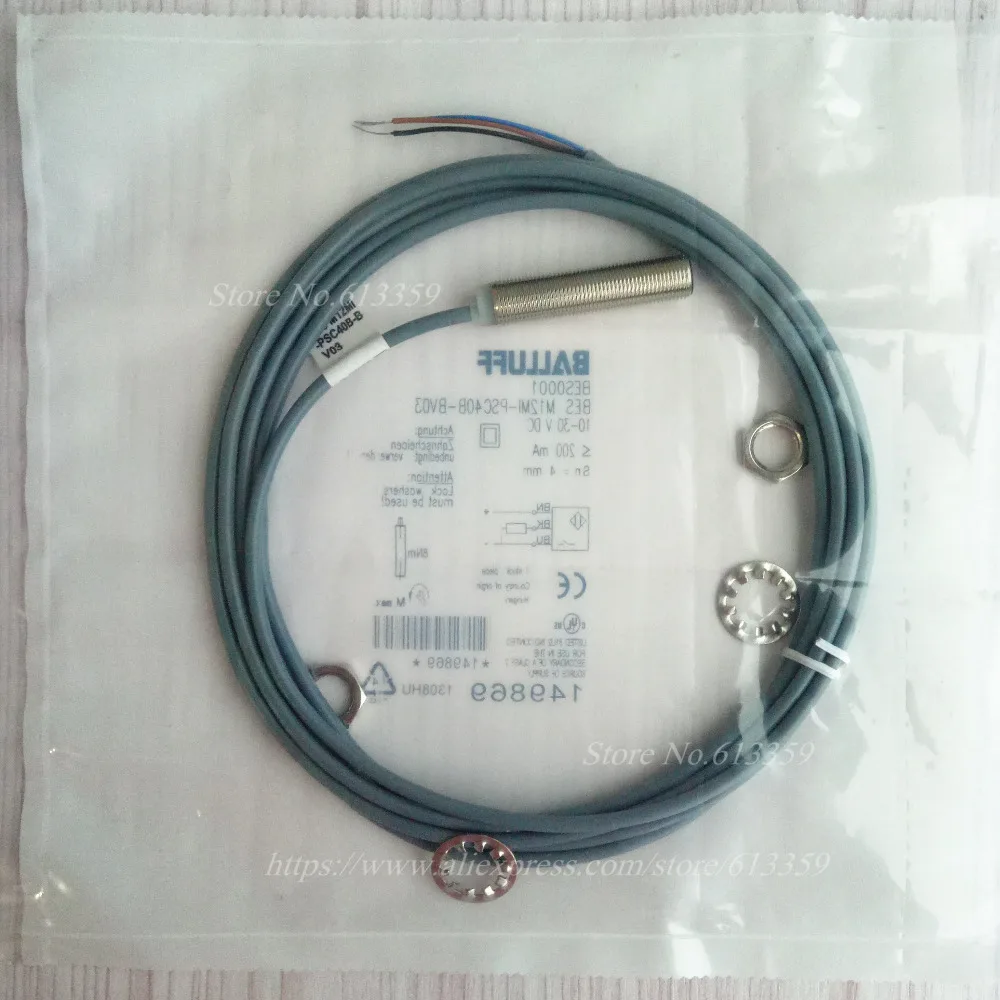 BES M12MI-PSC40B-BV03 PNP NO 3 Wire Balluff датчик приближения новый высококачественный один год