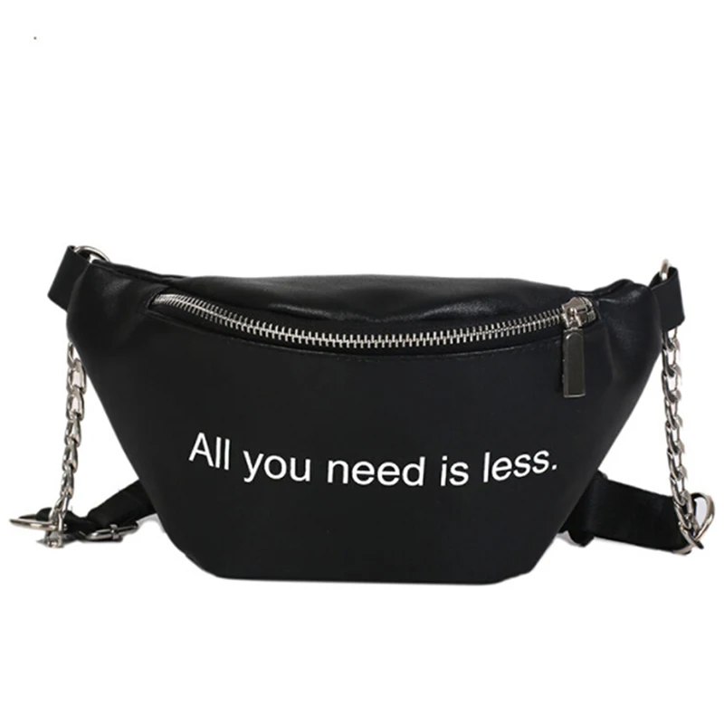 New Fanny Pack Harajuku Letters Print Packs Heuptas Hip Bag Women's Waistband Banana Bags Waist Unisex Bolso Cintura |