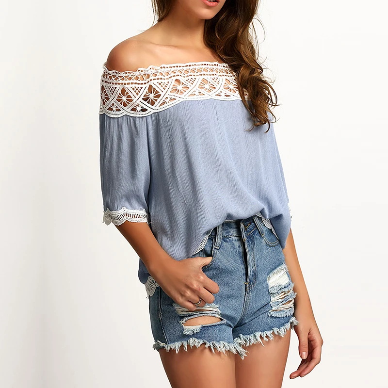 Yuzihua Осенняя блузка женская Топы корректирующие blusas femininas с открытыми плечами