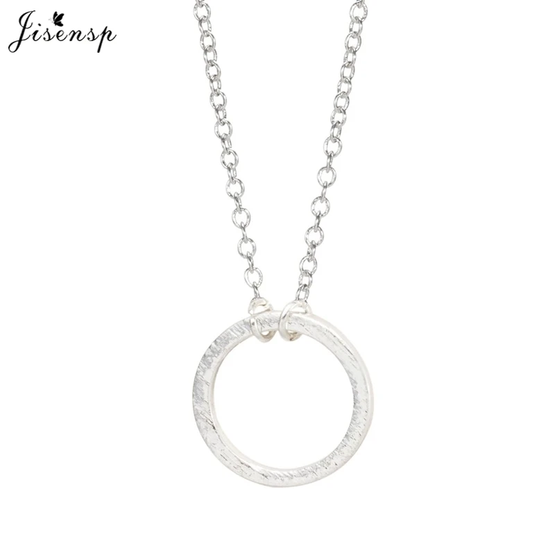 Jisensp 30 шт./лот модное ожерелье с подвеской Forever Circle для женщин простое милое