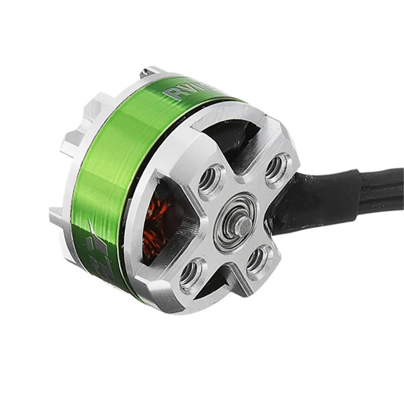 Оригинальный aokfly rv1103 1103 8000kv 15000kv 1 3 S бесщеточный Двигатель зеленый для 80 100 мм Мини