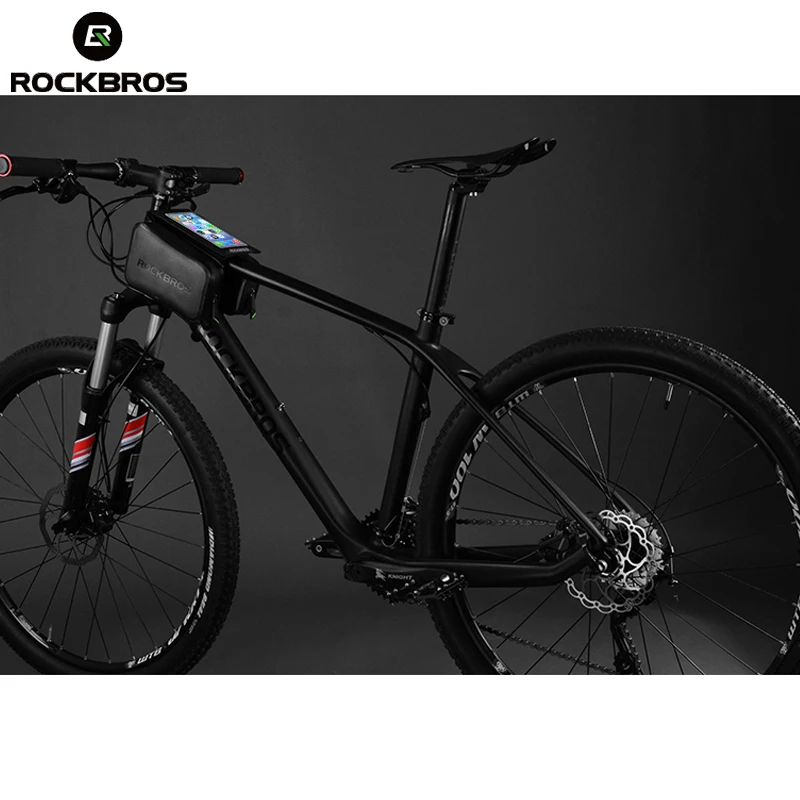 ROCKBROS велосипедная водонепроницаемая сумка с рамкой для велосипедного