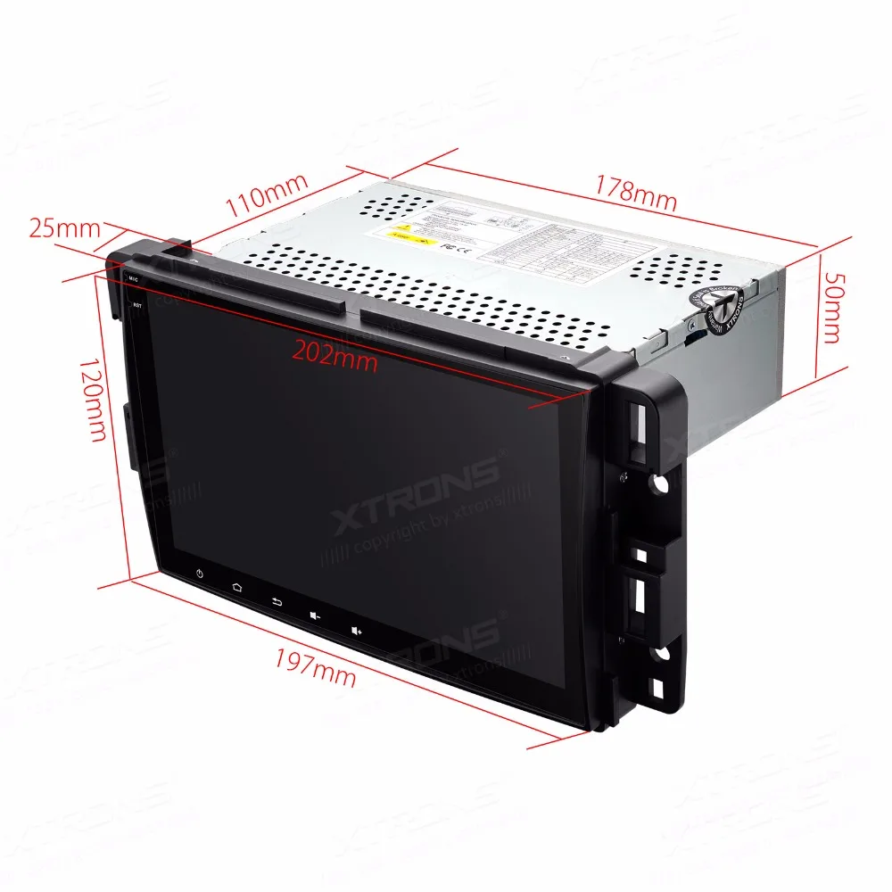 XTRONS " Android 8,0 Octa Core автомобильный стерео радиоплеер gps без DVD для Chevrolet пригородный Тахо Impala Buick Enclave молоток GMC