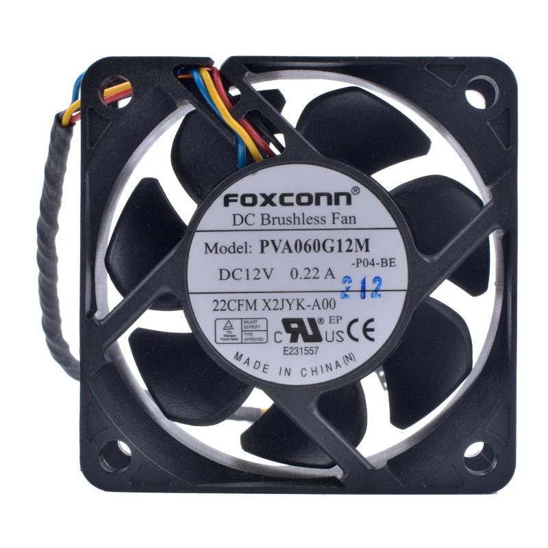 Революция в системах охлаждения PVA06G12M 6cm 6025 60mm Вентилятор 60x60x25mm 12V 0.22A 5pin 4pin PWM