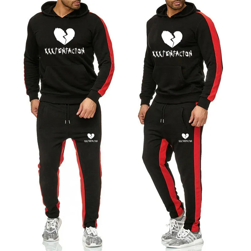 Мужская спортивная одежда толстовки и штаны весенний спортивный костюм