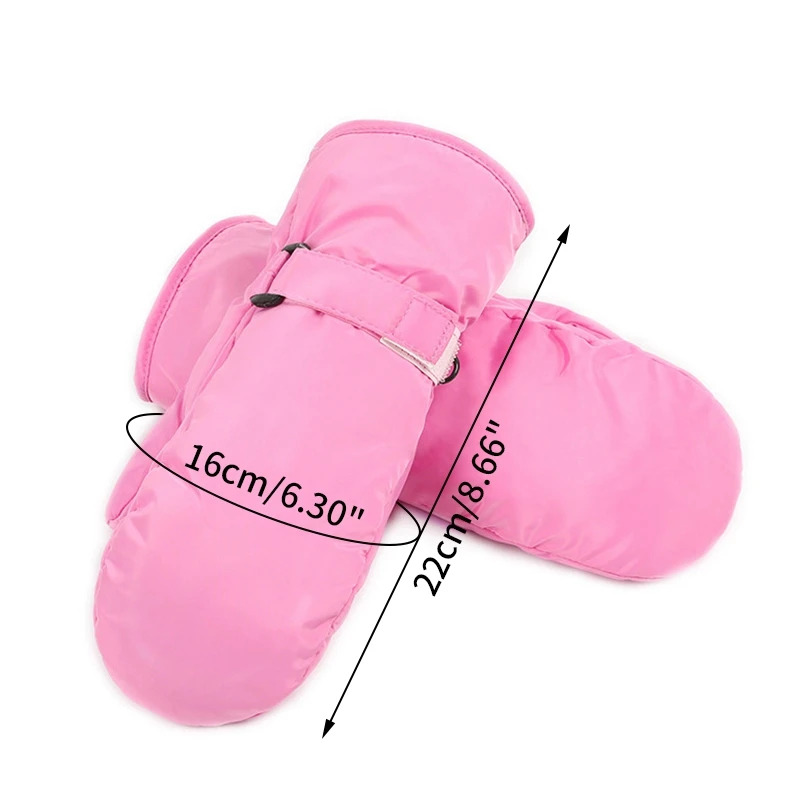 2018 новые толстые детские перчатки с мультяшными принтами варежки для детей сенсорным экраном Модные