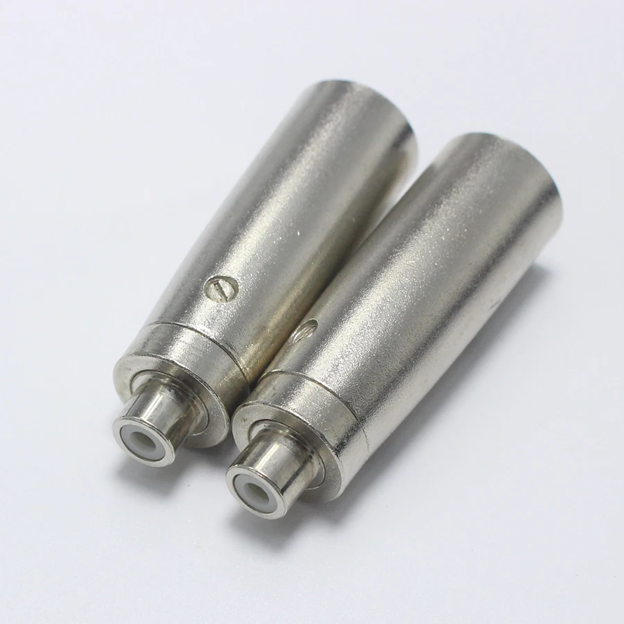 EClyxun 1 шт. металлический XLR 3-контактный Штекерный разъем к гнездовому разъему RCA